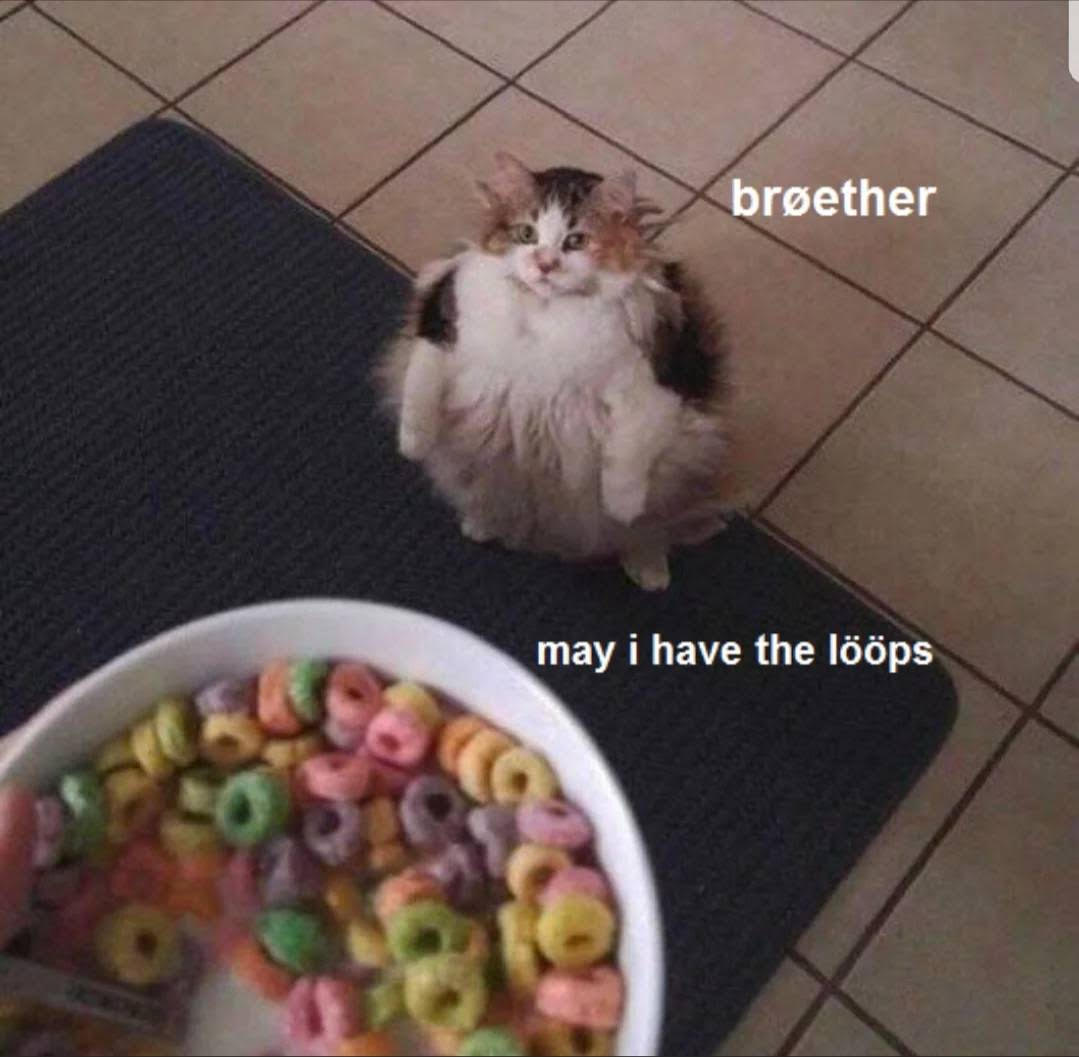 brœther may i have the lööps meme